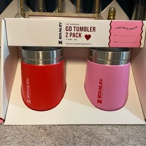 Stanley for Target Go To Tumbler 2 Pack. Pink and Red